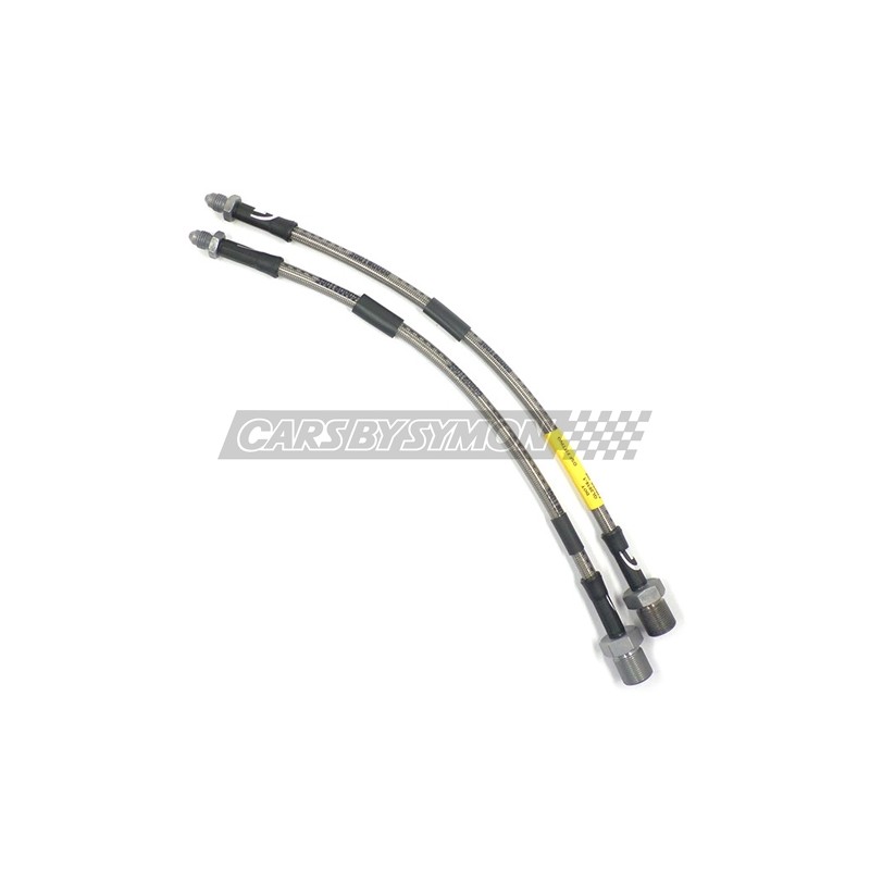 LATIGUILLO FRENO MINI DELANTERO TEFLON MALLA METALICA (PAREJA)