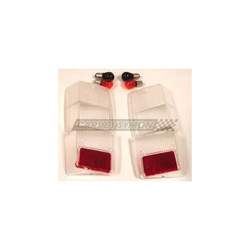 MSSK036 PAREJA TULIPA BLANCA TRASERA CON MARCHA ATRAS PARA MINI