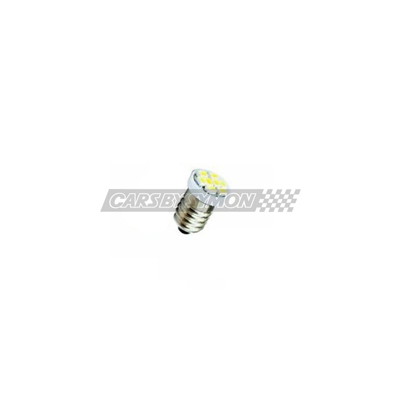BOMBILLA 12V LED FRONTAL TABLERO A ROSCA (LUZ FRIA)
