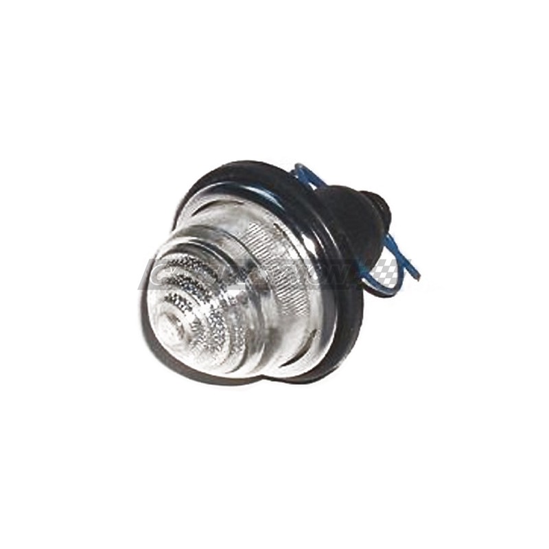 CHM13WHITE PILOTO INTERMITENTE PARA MINI BLANCO CLASICO (ARO CROMADO)