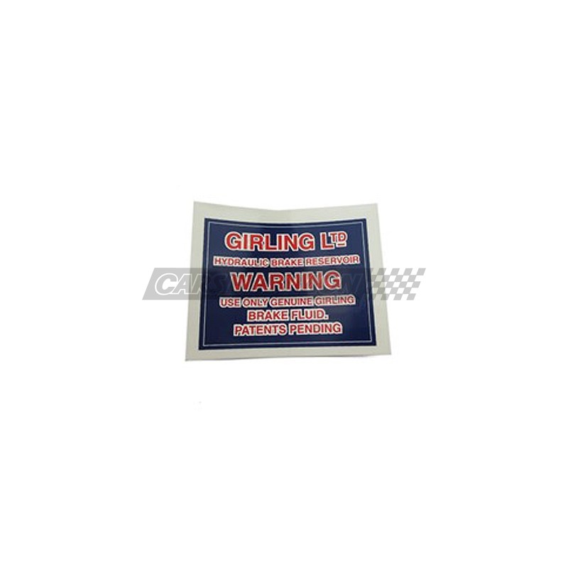 PEGATINA BOMBA FRENO TRIUMPH TR2-TR5 (GIRLING)