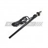 ANTENA MINI ALETA CROMADA