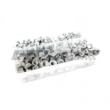 GMS116 CAJA TUERCAS MEDIDAS VARIAS UNF  NYLON