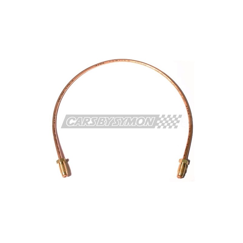 TUBO FRENO MINI 10" COBRE (MACHO-MACHO)
