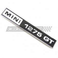 EMBLEMA MINI "1275GT" NEGRO...