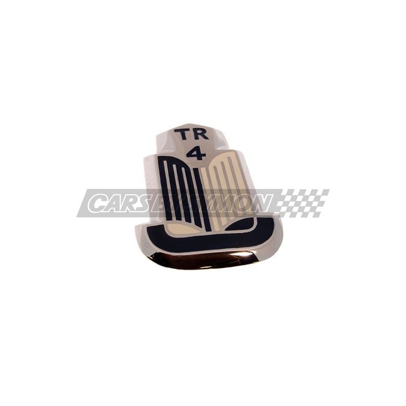 EMBLEMA MEDALLON TRIUMPH TR4 (BLANCO 7 AZUL)