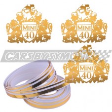 PEGATINA MINI 40 GOLDEN (KIT)