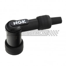 PIPA BUJIA NGK 90º NEGRA