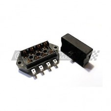 CAJA FUSIBLES 4 FUSIBLES MINI/MIDGET/MGB (CON PUEN
