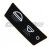 PEGATINA COLUMNA DIRECCION TRIUMPH GT6 "LUCES"