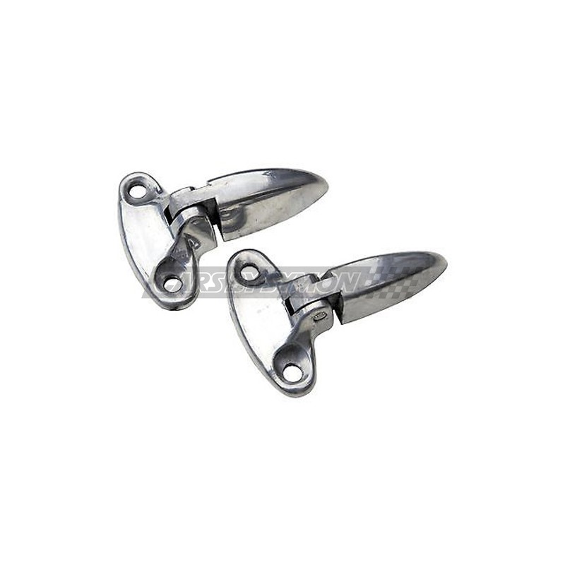 BISAGRA MALETERO MINI TRASERA CROMADA (KIT)