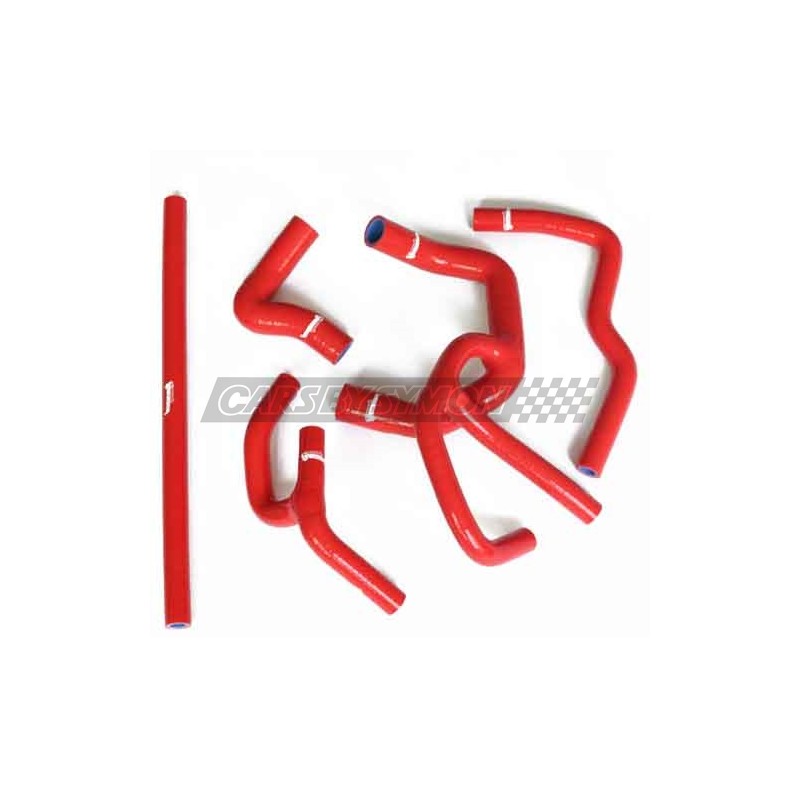 MANGUITO RADIADOR MINI SPI SILICONA ROJO (KIT 5)