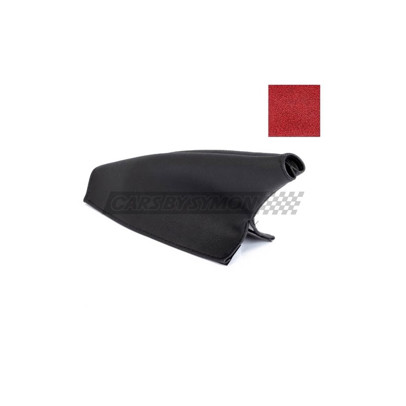 FUNDA PALANCA FRENO MANO MINI VINILO- ROJO