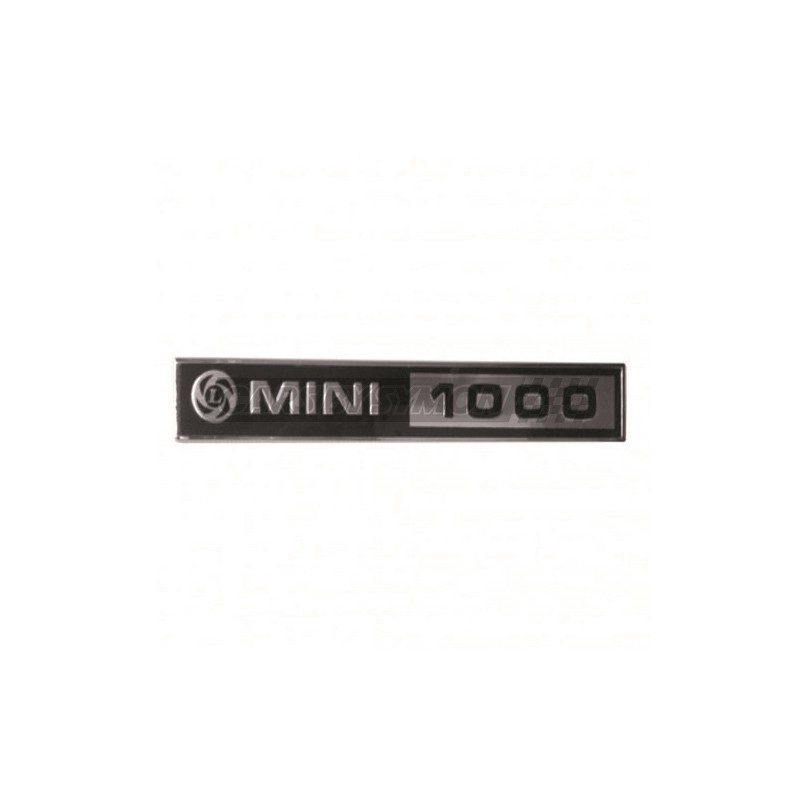 EMBLEMA MINI 1000 TRASERO