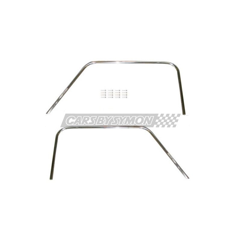 MS66 MOLDURA VENTANILLA PUERTA MINI (KIT PAR + GRAPAS)