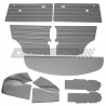 TAPIZADO MINI MK 3 GRIS ( 9 PIEZAS )
