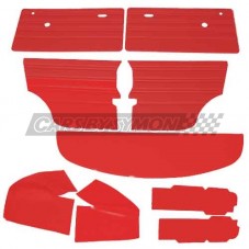 TAPIZADO MINI MK 3 ROJO ( 9 PIEZAS )