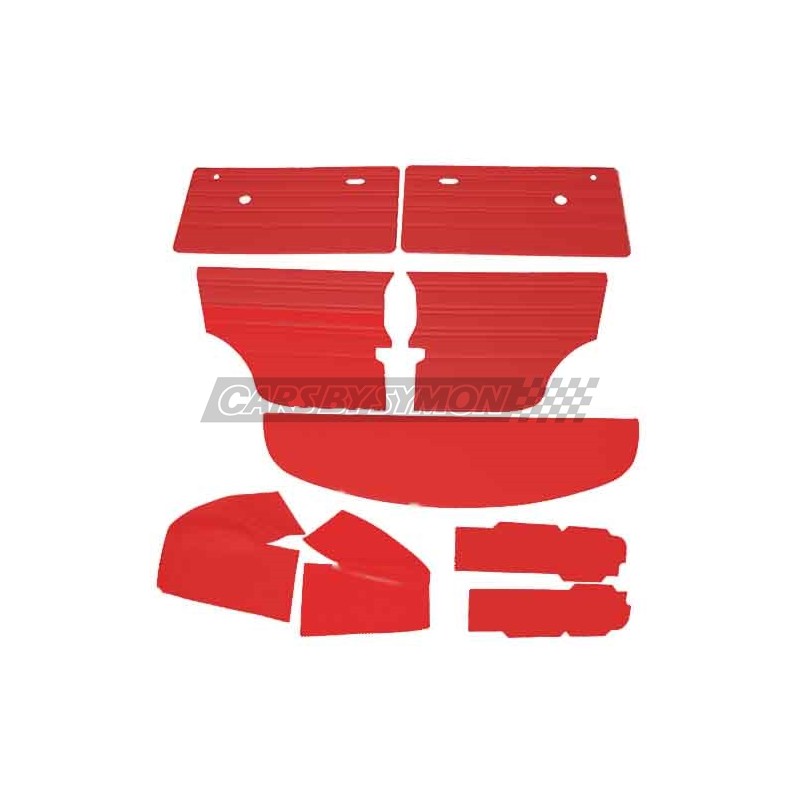 TAPIZADO MINI MK 3 ROJO ( 9 PIEZAS )