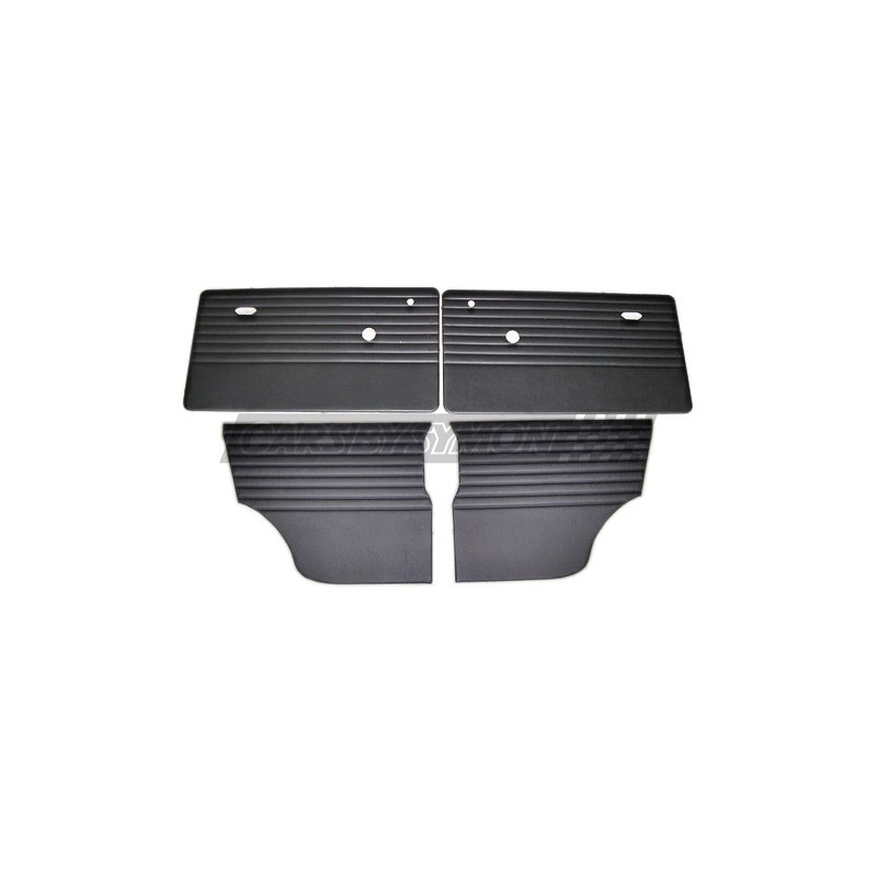 TAPIZADO PUERTAS MINI NEGRO (4 PIEZAS)