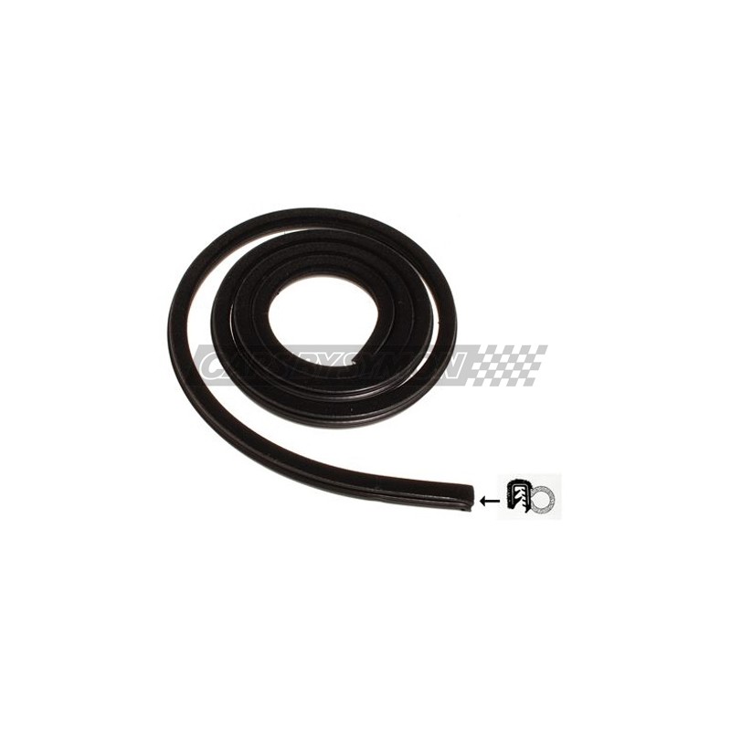 GOMA PUERTA TRIUMPH TR4-4A FELPA NEGRA