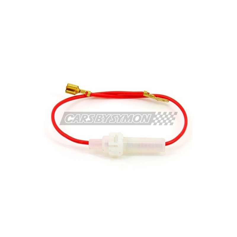 PORTA FUSIBLE AEREO 15A. CRISTAL (+CABLES)