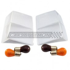 MSSK035 PAREJA TULIPA BLANCA SUPERIOR TRASERA CON MARCHA ATRAS PARA MINI